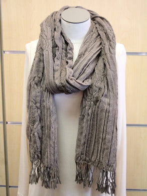 ADO | Wrap Faded Brown Winter Scarf
