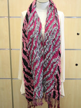 ADO | Wrap Pink and Grey Bubble Scarf