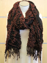 ADO | Wrap Burgundy and Black Winter Scarf