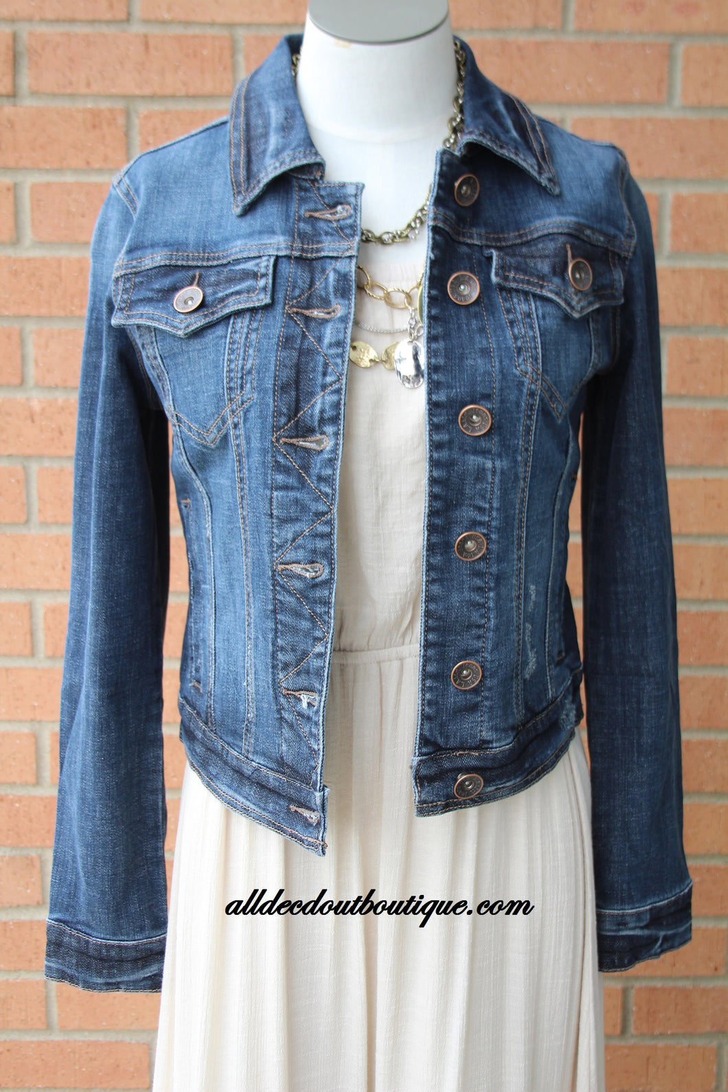 L.A. Idol Dark Denim Jacket | All Decd Out