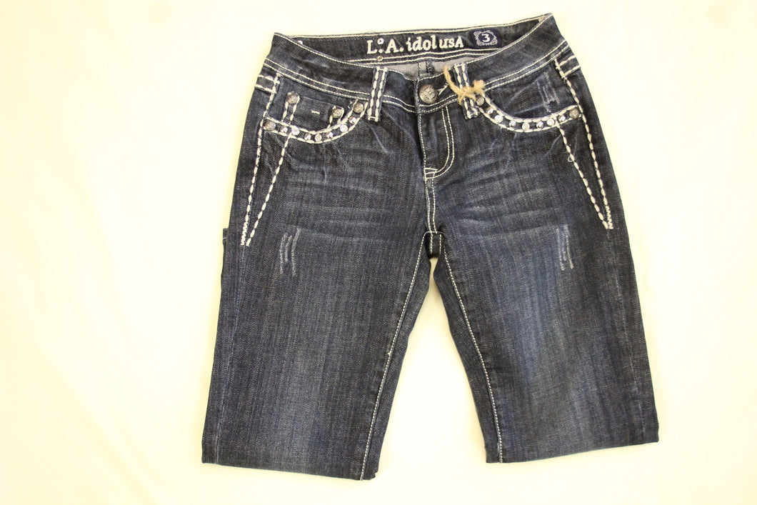 L.A. Idol Bling Pocket Capri