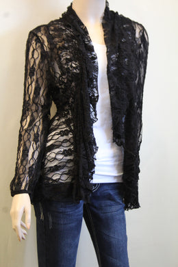 Lady Noiz | Lace Cardigan Black