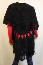 Lily | Crochet Vest Black