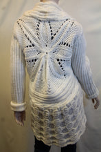 Lily | Crochet Beige Sweater Cardigan