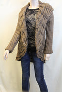 Lily | Crochet Mocha Sweater Cardigan