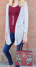 Lumiere Sheer Button Up Cardigan with Pockets Taupe | All Dec'd Out