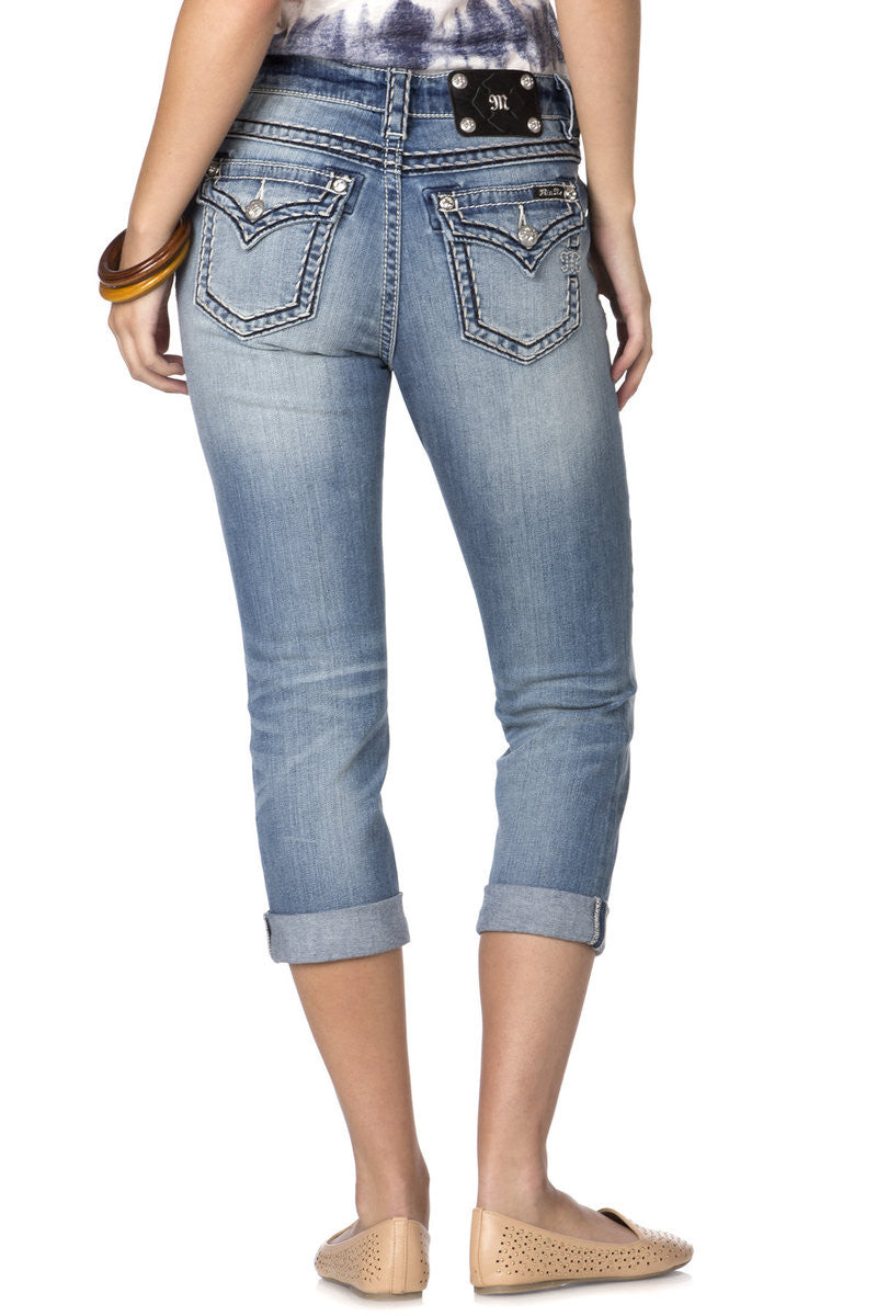 Miss Me Denim Capris JB5014P89