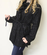 Moka Sport | Black Botton Up Jacket with Silver