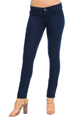 YMI Royalty For You Missy Hyper Twill Wanna Betta Butt Skinny Navy 