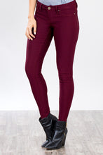YMI Royalty For You Missy Hyper Twill Wanna Betta Butt Skinny Maroon