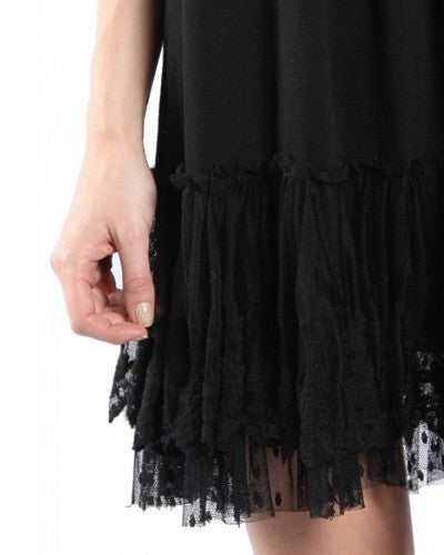 Ryu Lace Slip Dress Black All Dec d Out S Black
