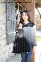 Ryu | Ivory and Black Polka Dots with Lace