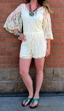 Ryu | Lace Romper Cream