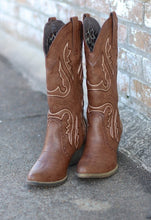 Very Volatile | Raspy Cowgirl Boots Taupe - All Decd Out
