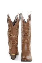 Very Volatile | Raspy Cowgirl Boots Taupe - All Decd Out