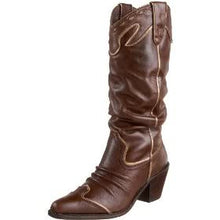 Very Volatile Rawhide Cowgirl Boots Brown | All Dec'd Out