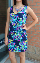 Renee C. | Navy and Multi Dress