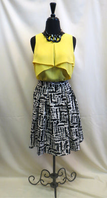 Renee C. | Black & White Skirt