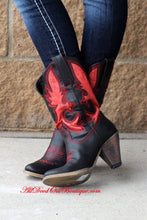 Very Volatile | Rio Grande Cowgirl Boots Black/Red
