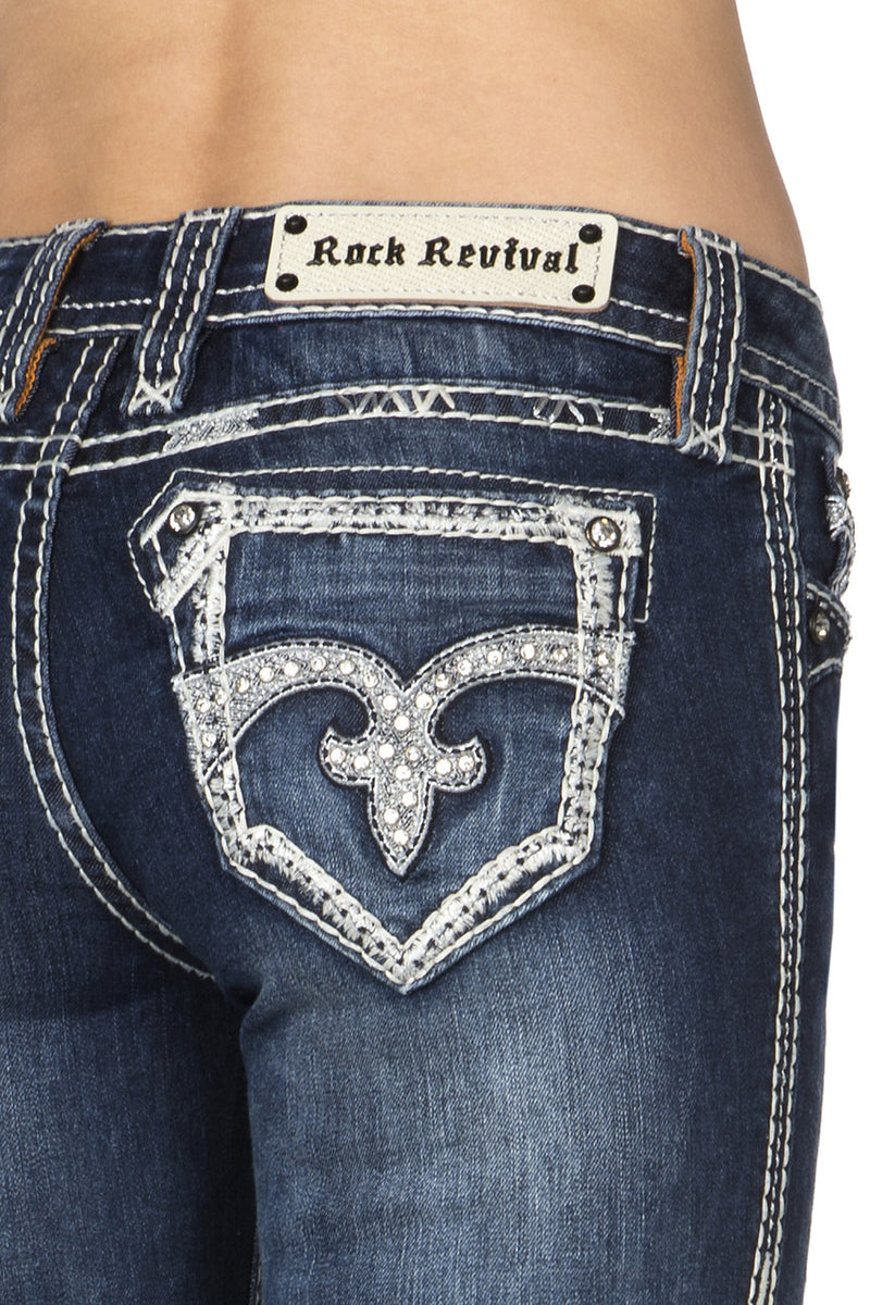 Rock Revival Luxor Skinny All Dec d Out All Decd Out