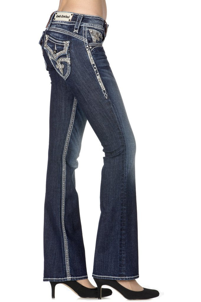 Rock Revival ローライズ デニム ブーツカット Rock Revival Stephanie Boot Cut | All Dec'd Out – All Decd Out
