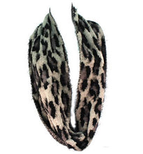 Treska | Leopard Infinity Scarf Grey - All Decd Out