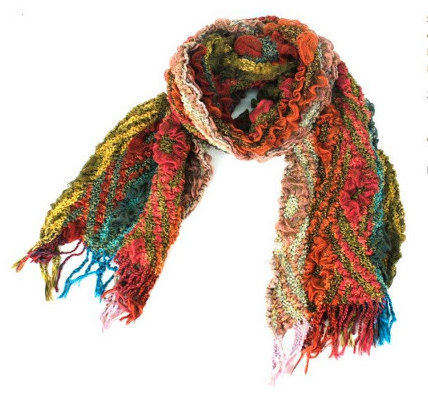 Treska | Rouched Scarf Multicolored - All Decd Out