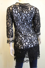 Urban Mango | 3/4 Sleeve Lace Cardigan Black