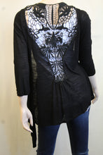Urban Mango | Cardigan with Crochet Back Black