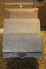 ADO | Crystal Clutch Purse/Wallet Gold - All Decd Out