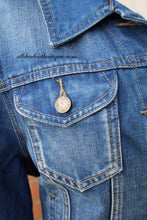 Turquoise Haven | Medium Wash Denim Jacket