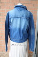 Turquoise Haven | Medium Wash Denim Jacket