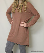 Umgee | Sweater Tunic Brick