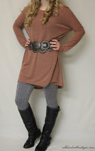 Umgee | Sweater Tunic Brick