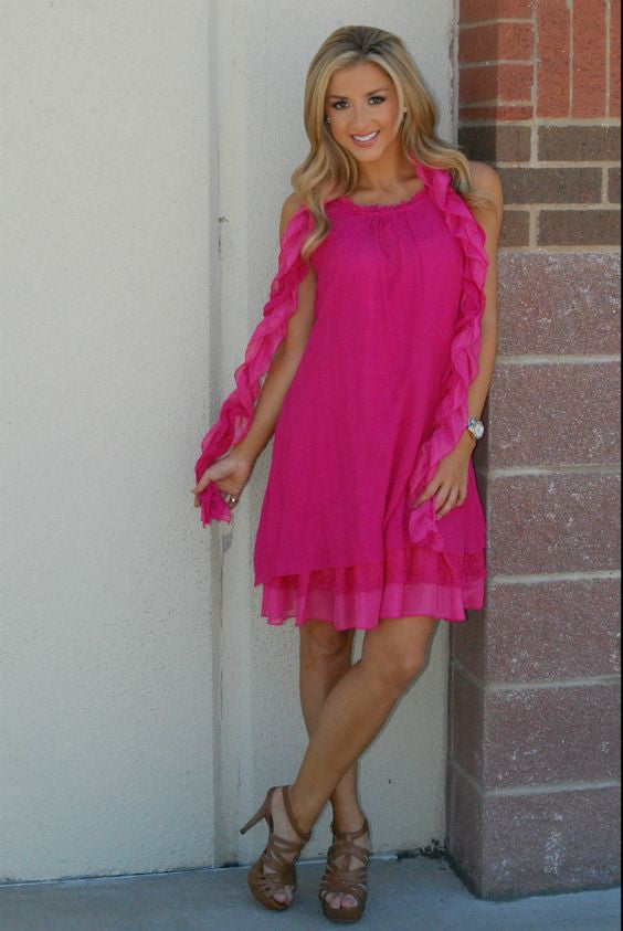 Urban Mango Sleeveless Dress Pink | All Dec'd Out Large / Pink Urban Mango Sleeveless Dress Pink | All Dec'd Out Large / Pink