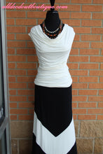 Vanilla Bay | Black and White Maxi Skirt