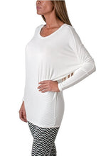 Vanilla Bay | Dolman Long Sleeve Top White