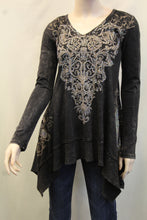Vocal | Charcoal with Fleur De Lis, and Clear Rhinestones
