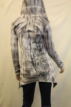 Vocal | Tye Dye Hoodie Tunic Grey