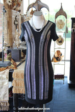 Vocal | Open Back Stud Dress Black