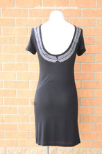 Vocal | Open Back Stud Dress Black