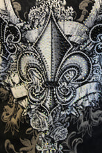 Vocal | Embellished Long Sleeve with Fleur De Lis Top