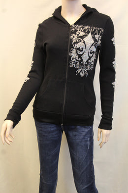Vocal | Embellished Long Sleeve Jacket with Fleur De Lis