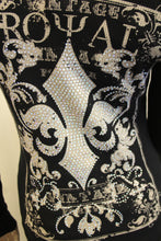 Vocal | Embellished Long Sleeve Jacket with Fleur De Lis