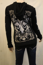 Vocal | Embellished Long Sleeve Jacket with Fleur De Lis