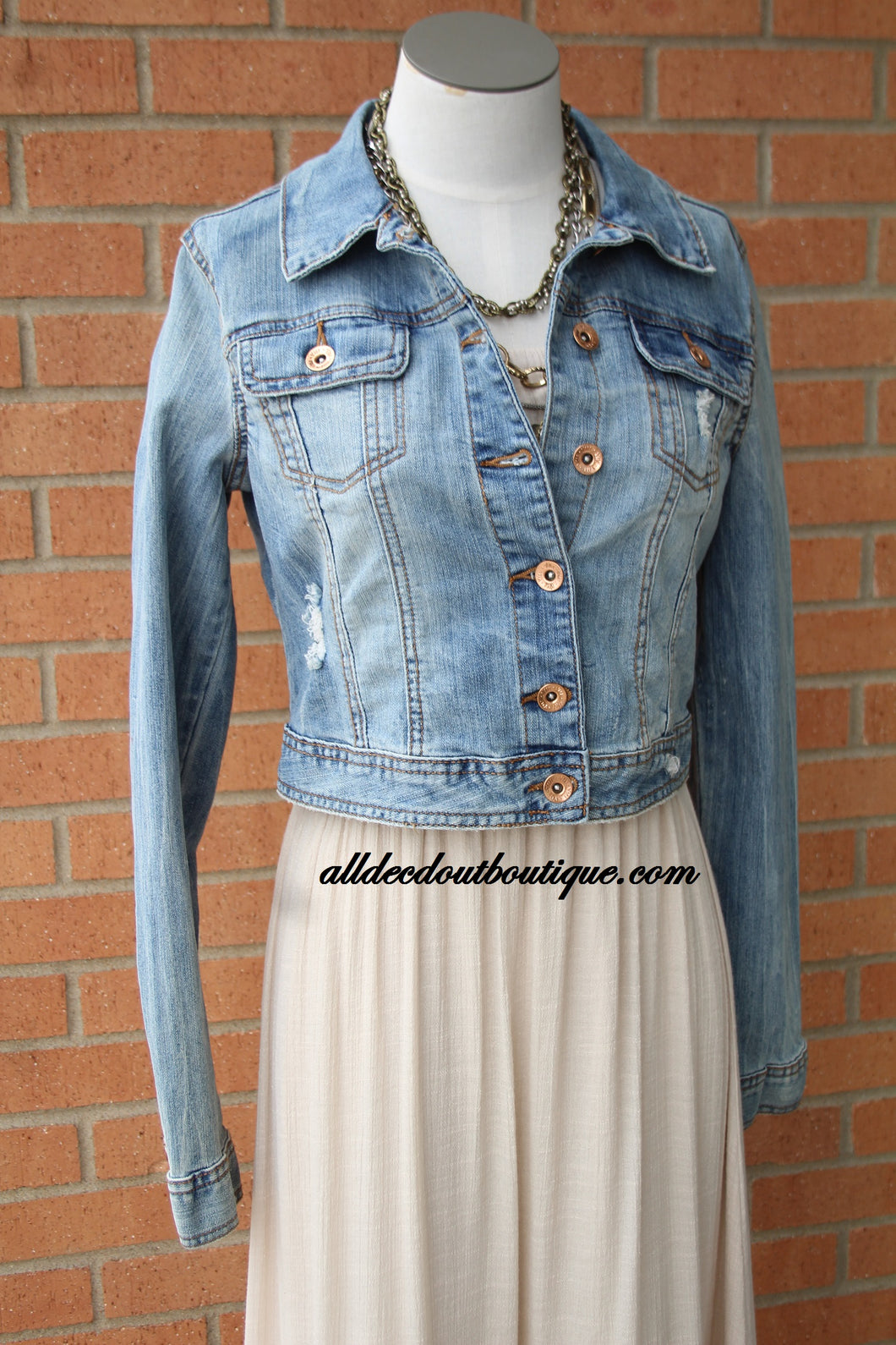 YMI Medium Denim Jacket All Decd Out