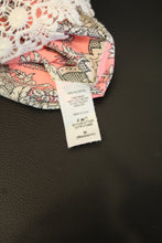 Yahada | Pink Vintage Blouse w/ Floral Trimming