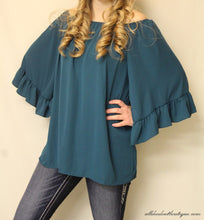 Yahada | Off The Shoulder Tunic Teal