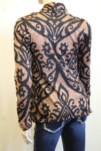 Yahada | Vintage Floral Print Cardigan Taupe