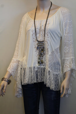 Young Threads | Patchwork Lace Top